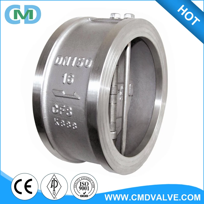 Обратный клапан дискового типа из нержавеющей Стали CF8M Duo