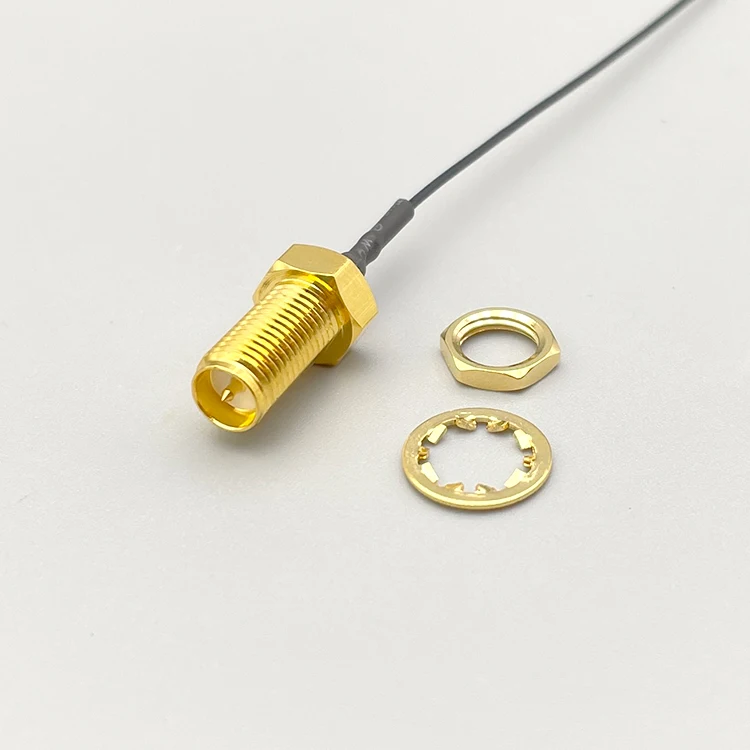 Custom 0.81Black Antenna Extension RF Cable Ipex UFL Pigtail Cable Assembly Coaxial Cable