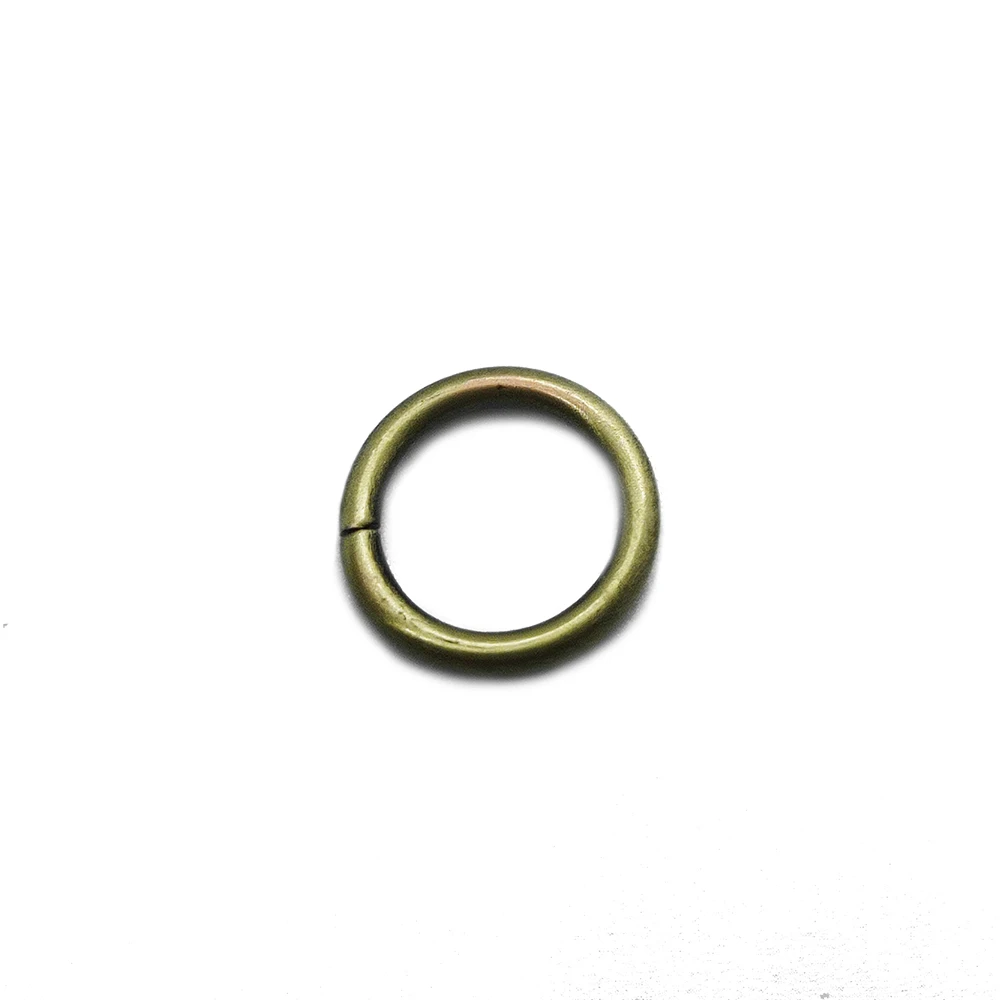 OR092019 flat metal o rings 1.25 black metal o ring metal rings for fur