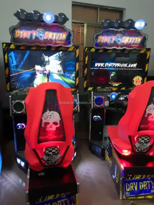 42 Inch Dirty Driving Simulator Racing Arcade Game Machine Simulator Arcade Racing Car Game Machine Car Simulator Driving