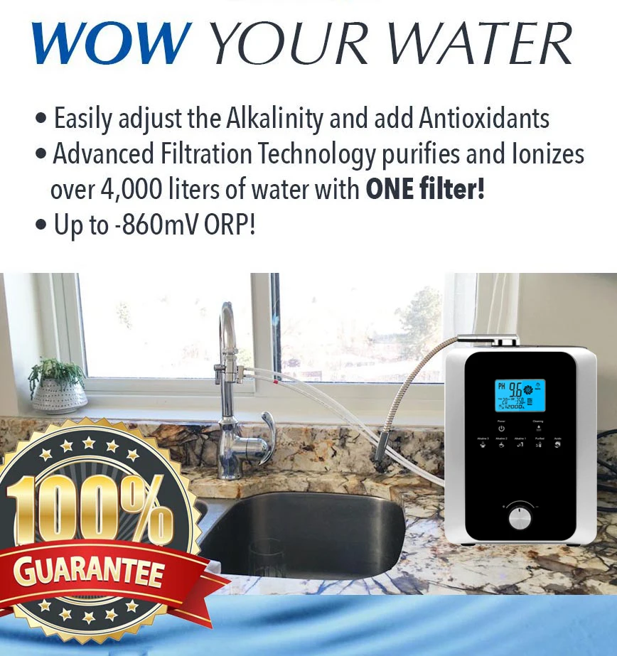 859 11-Plate Titanium Platinum Coated Alkaline Water Ionizer Hydrogen Water Generator Household Drinking Features Water Filters