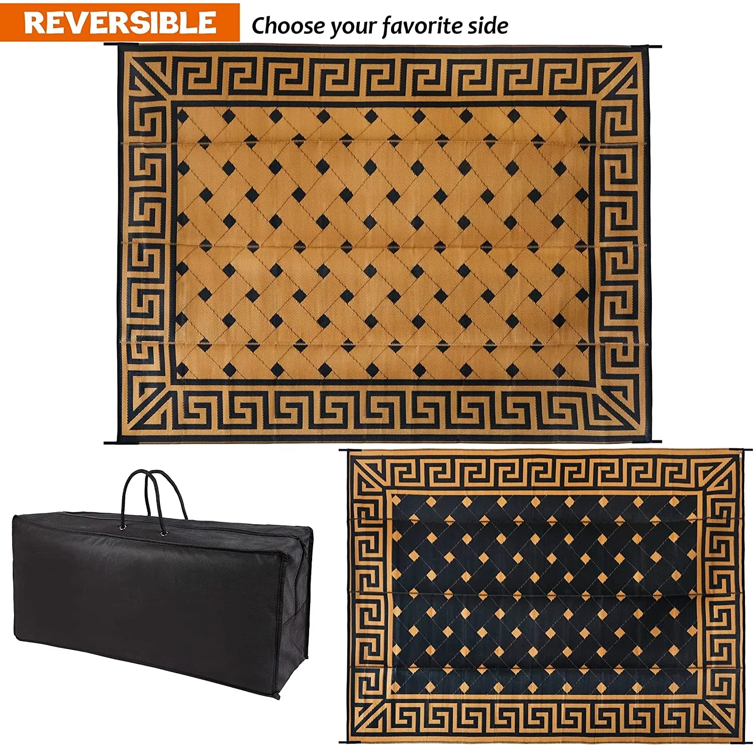 Outdoor Use Rug and Carpets Modern Design Outdoor Rectangle Geometric Customized Color