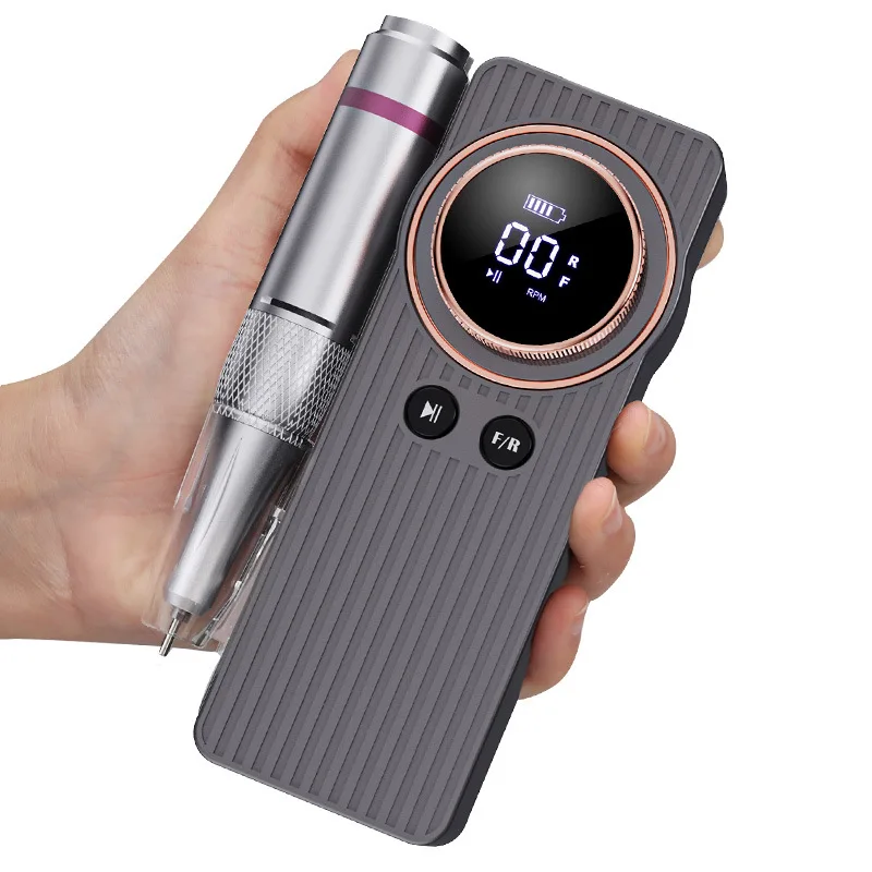 Professional 35000RPM Electric USB Nail Drill Machine Portable Rechargeable Manicure Device OEM Private Label Customization