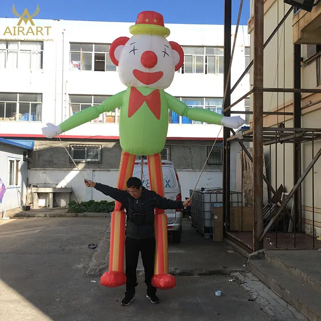 3mH inflatable LED lighting robot shaped costume for party supply