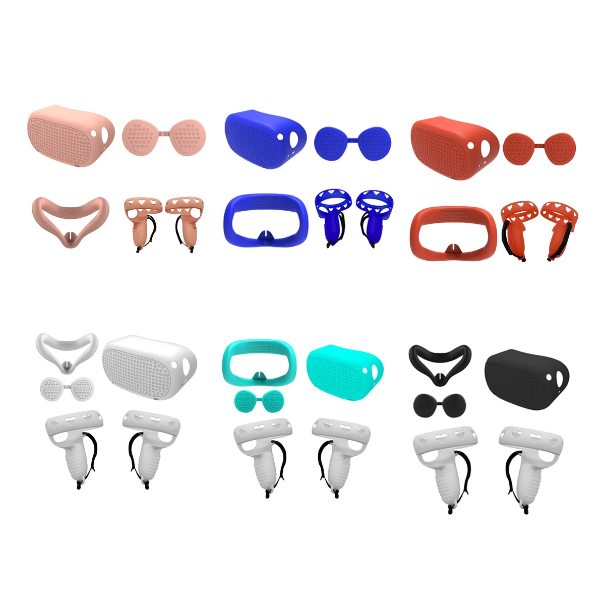 Силиконовая Защитная крышка HOXC, ручной контроллер, съемная крышка для лица, предотвращает утечку света, пыленепроницаемый, моющийся