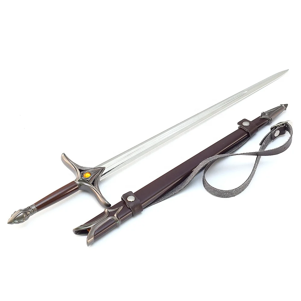 Magic film Lord of the Rings character Galadriel exclusive equipment metal crafts sword keychain gift zinc alloy 22cm