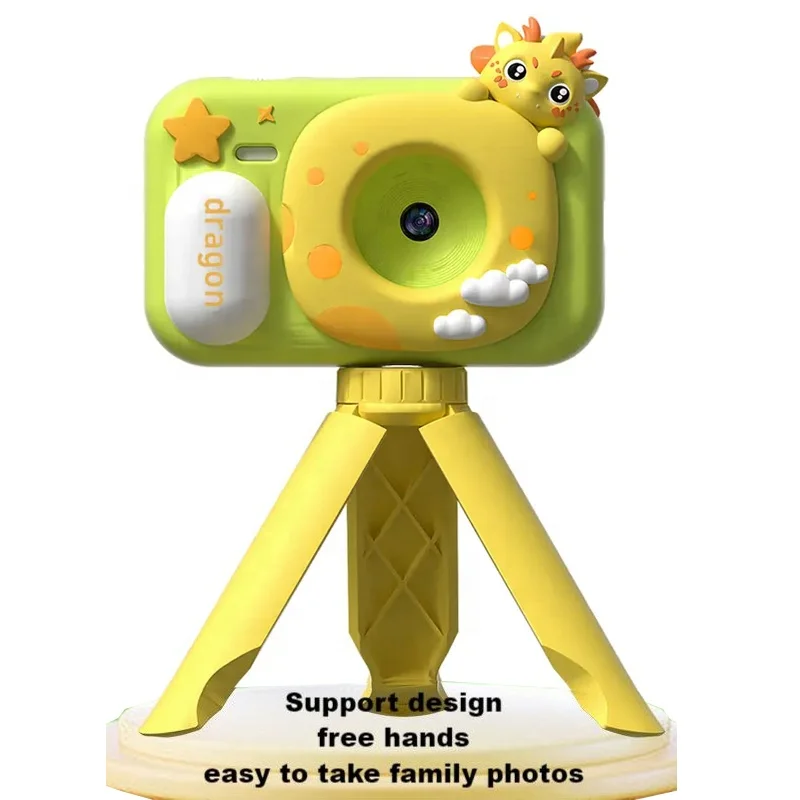 Dual Cameras screen filter hd camera type c cable fast charging video digital cameras Electric toys kids