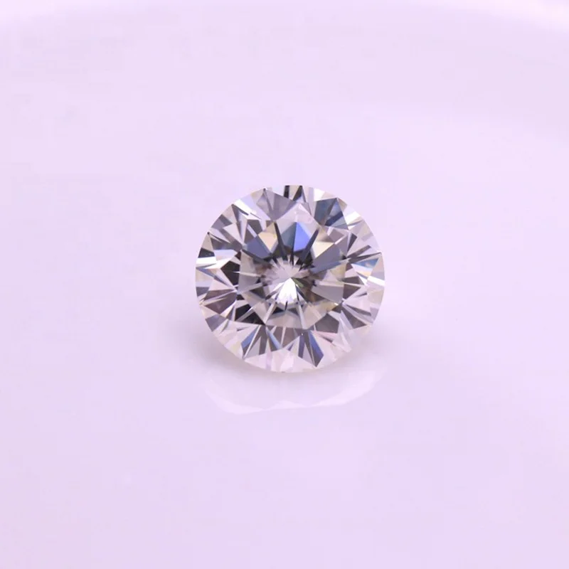 Top quality moissanite diamond D color Round Brilliant cut loose moissanites 1 carat white moissanite diamond price