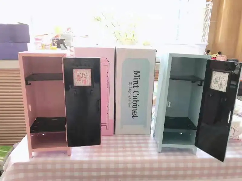 casillero de juguete Single Lockable Creative Metal Toy Small Mini Locker for Kids
