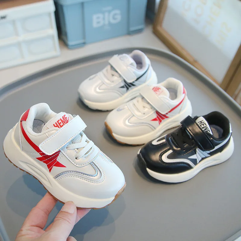 Baby Shoes Toddler Girls Boys Sports Shoes For Children Girls Baby Leather Flats Kids Sneakers Fashion Casual Infant Soft Shoes