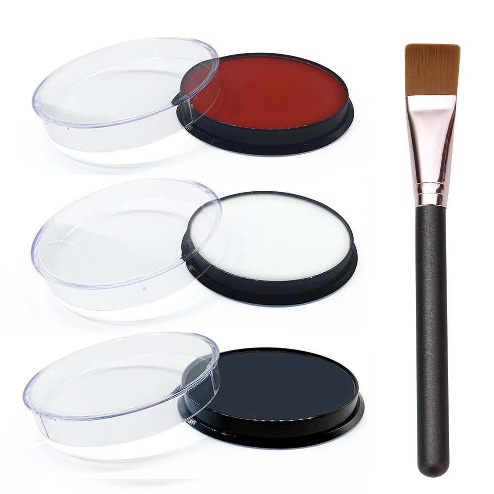 Oem new package solid watercolor paint set monochrome pearlescent watercolor paint