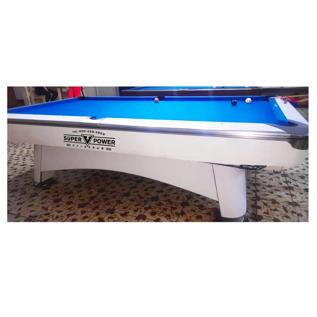2024 Hot Sale high quality stone slate pool table Super 6th generations of customizable American pool tables for club use