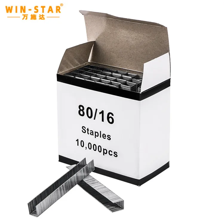 WINSTAR Furniture staples 8016 Stapler PINS Picture frame wood pushpin 8010 pneumatic gun nails 8012 staples 8014 air gun nails