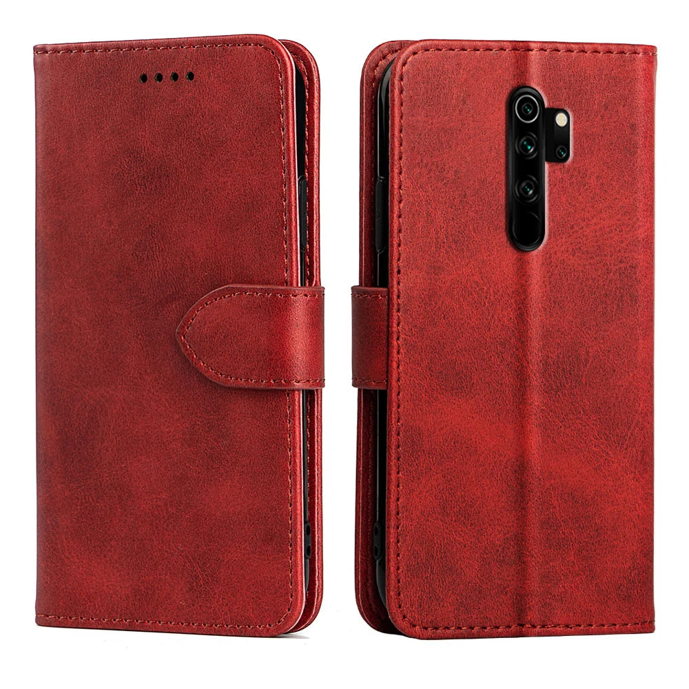 Кожаный чехол X-Level для Xiaomi Redmi 9 9C K30 Pro Ultra Note 10X 5G Poco X3 9A Mi 10 Lite со слотом удостоверения личности