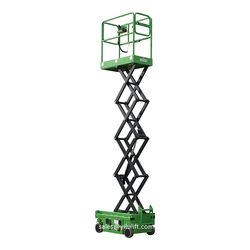 Compact 5M 6M 7M Electric Self Propelled Hydraulic Man Lift