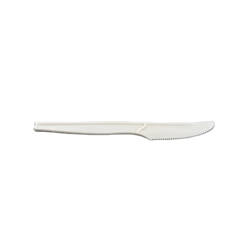 harmless biodegradable disposable plastic corn starch knife for sale