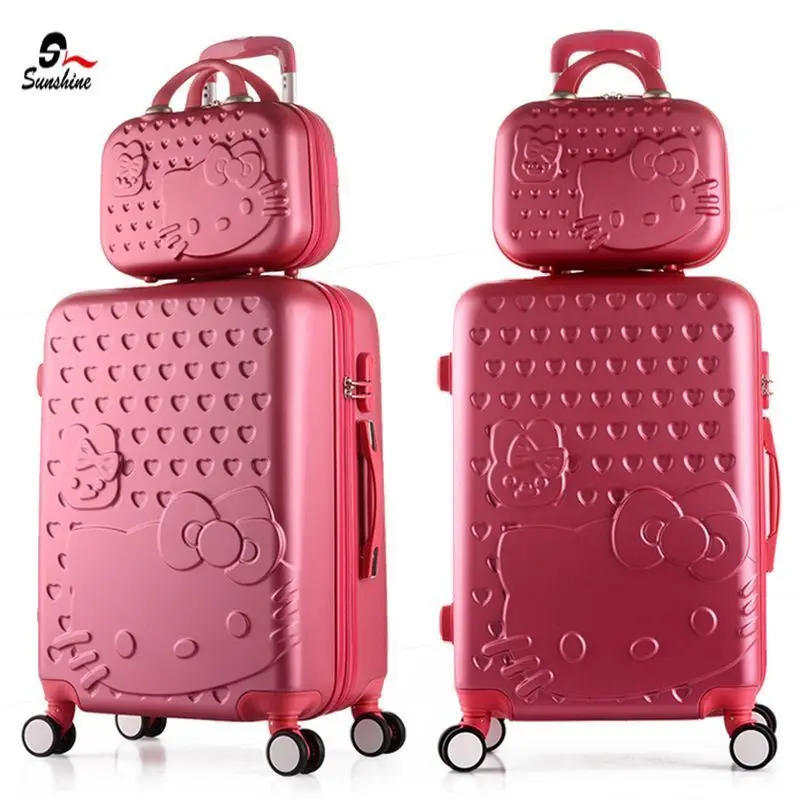 Cheap Lovely Hand Bag Kids Sets Trendy Set Luggage For Girls