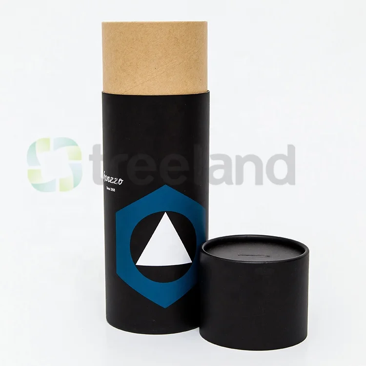 Kraft Paper Cylinder Box Telescopic Cardboard Tube Packaging