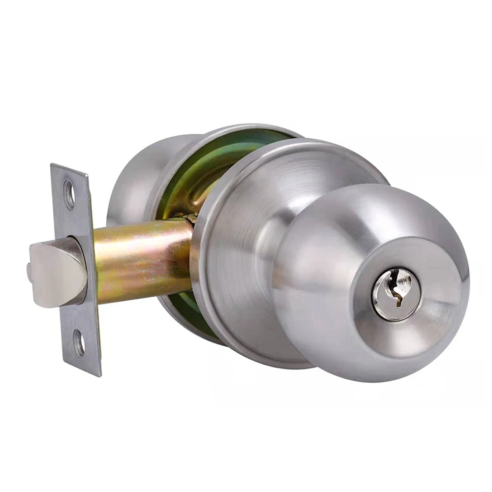 Privacy  Hotel Round Deadbolt Ball Door Lock Lever Master Key Knob Lock American Privacy Indicator Door Tubular Deadbolt Lock