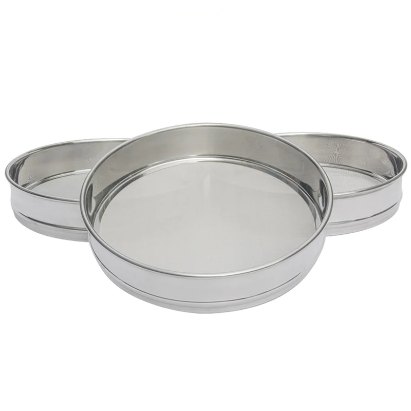 2024 New factory-direct lab woven wire mesh stainless steel copper test sieve for soil testing