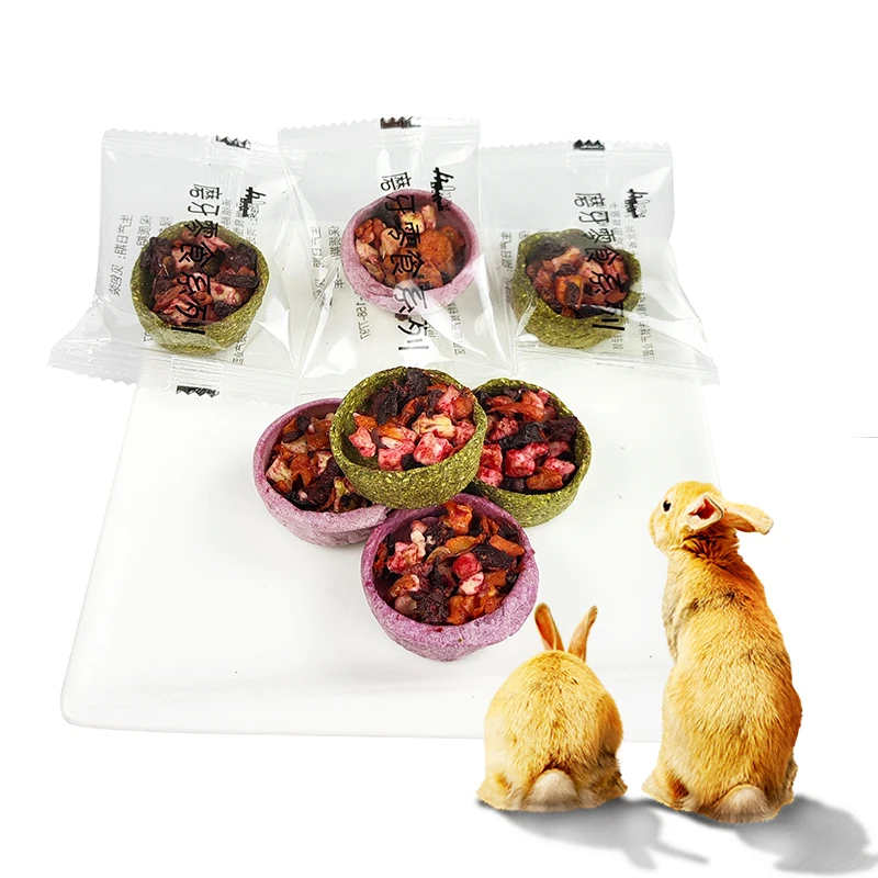 Pet Bunny rabbit food dental chews toy grass cake Apple Wood Sticks guinea pig Hamster molar Snacks treats Timothy Hay ball