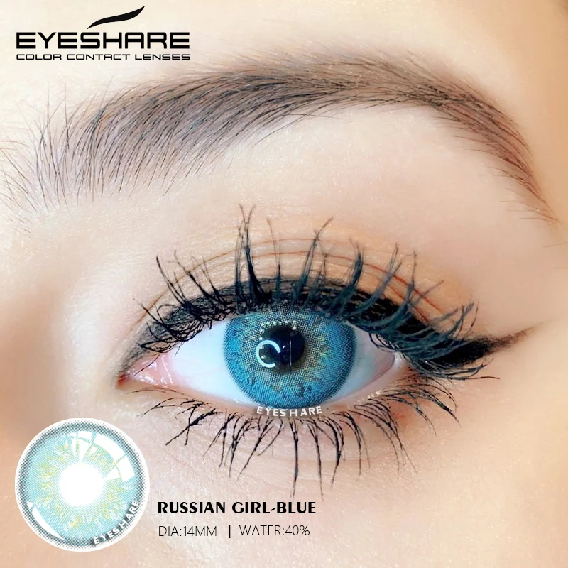 Free Shipping EYESHARE Colored Lenses Contacts Eye Makeup Cosmetics Contacted Lens for Cosplay Beauty Color Contact Lenses