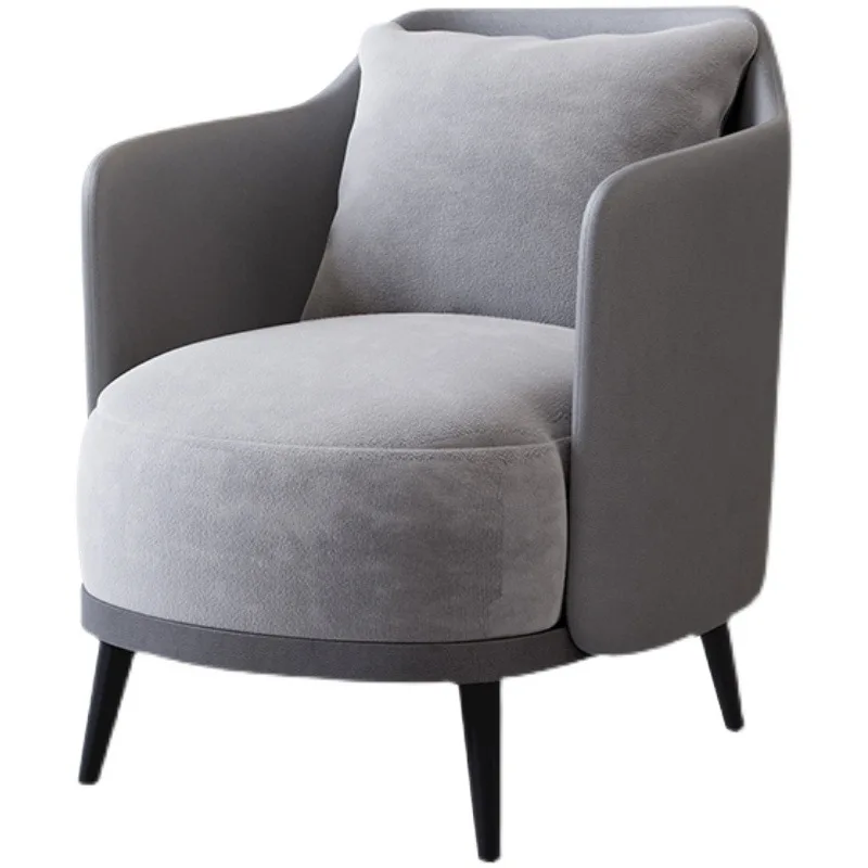 OT207 Morden Velvet Fabric Leather Chair Ottoman For Bedroom Stool Pouf