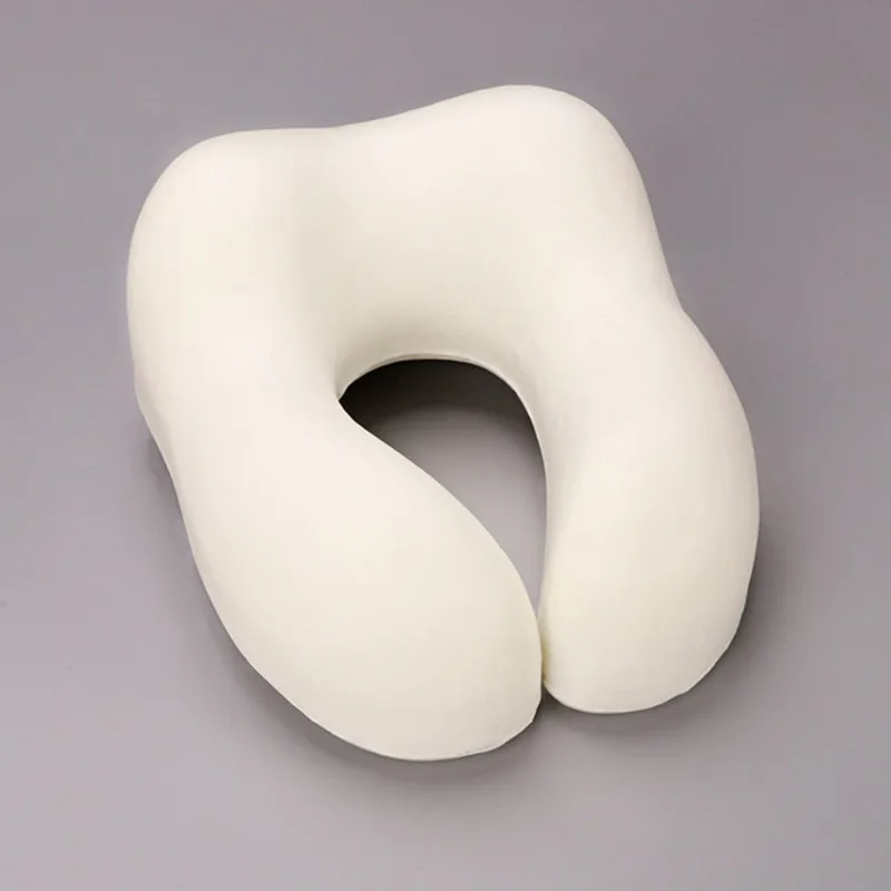 Memory Foam U Shape Neck Support Travel Pillow for Airplane Car Train Rest