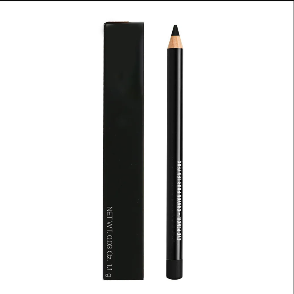 Black Wooden Waterproof Eyebrow Pencil Easy To Color Long Lasting Eye Pencil  Cosmetics Makeup