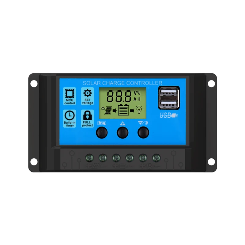 KOHAN pwm solar charge controller 12v/24v/36v/48v/Auto Focus 60A PWM Solar Panel Regulator Charger Controller