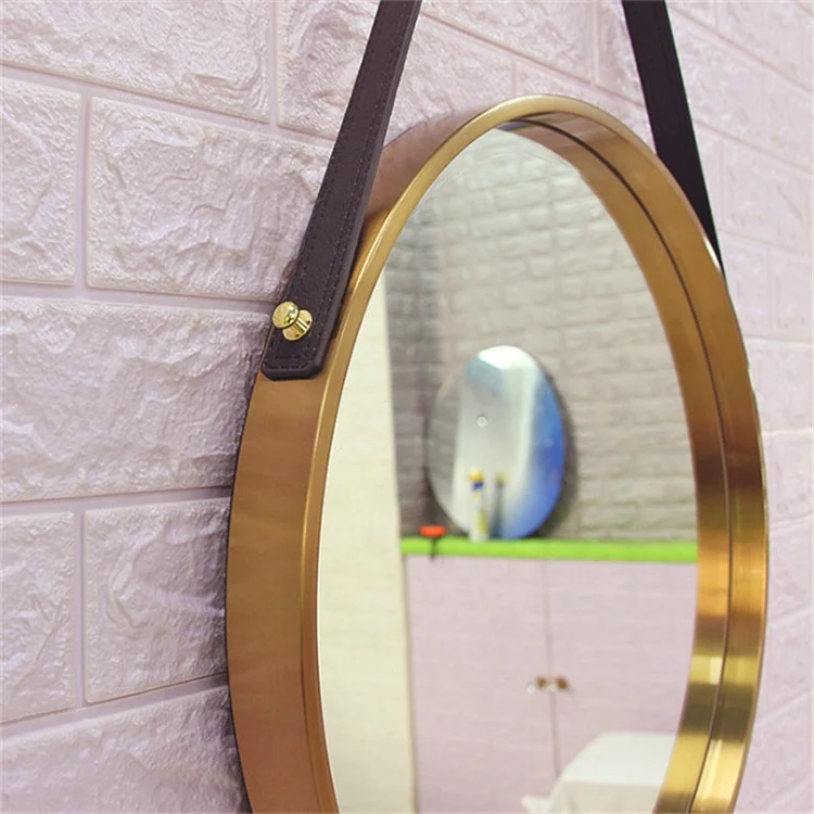 Luxury Hotel Mirror Decoration Stainless Steel Metal Frame