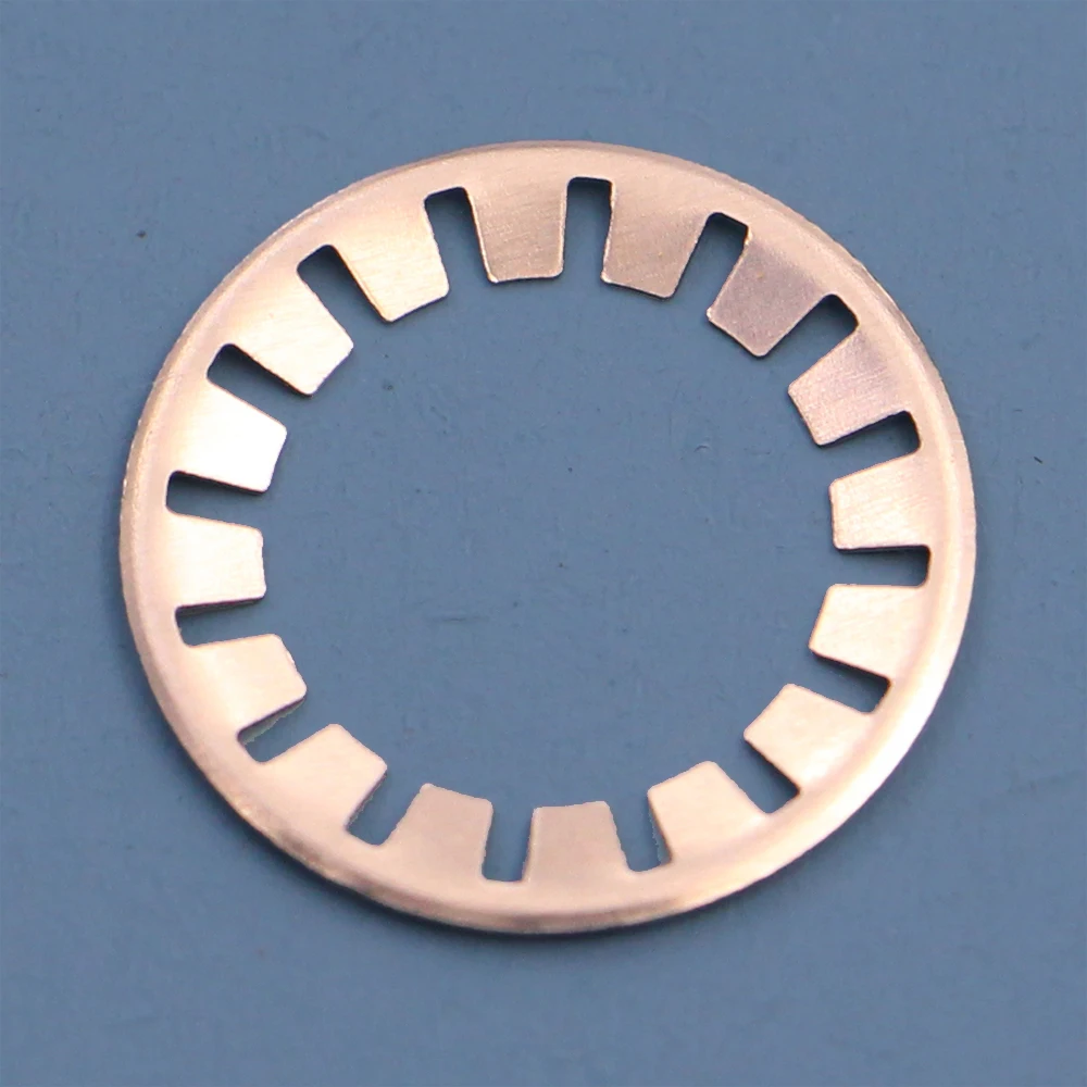 Custom Circlip black spring steel round Washer Star Toothed Lock Washer plum blossom bearing Washer