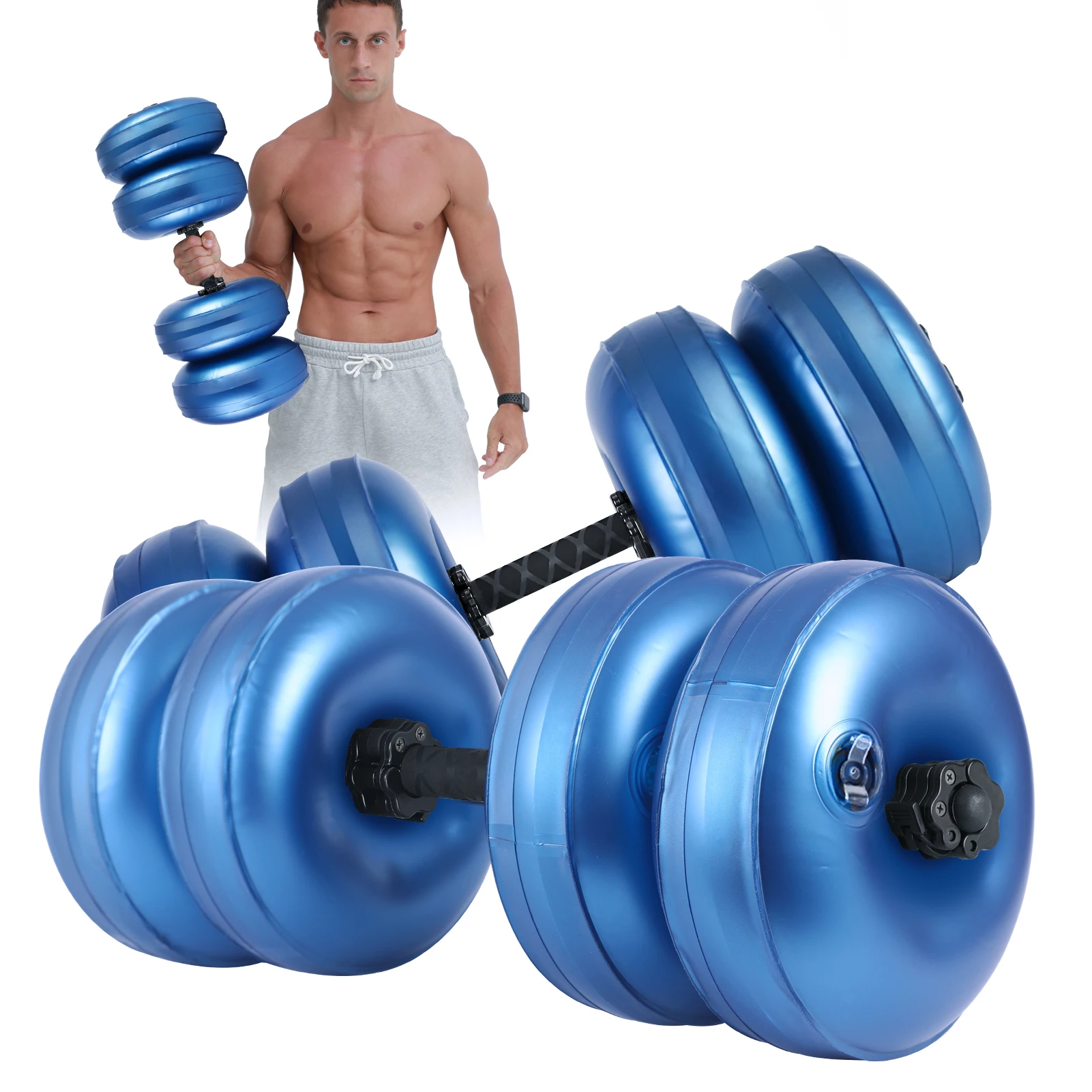 Adjustable Dumbbells 30 kg Gym Dumbbell Kettlebell Push Up Bar Combination Set Weightlifting dumbbell set