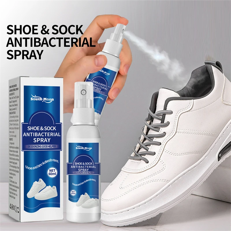 South Moon 60ml antibacterial shoe spray fungal growth preventing socks shoes deodorant spray