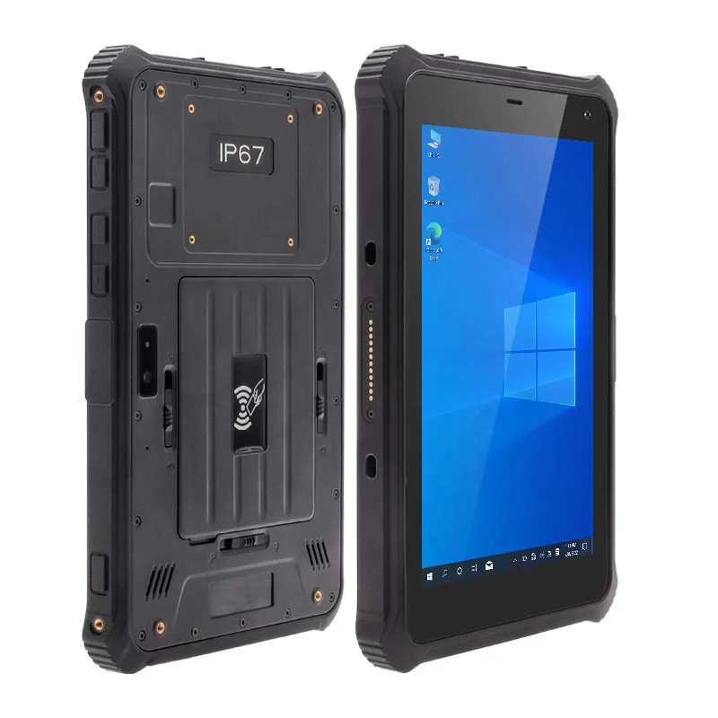 8 inch Z8350 quad core 4GB RAM 64GB ROM RJ45 Ports 4G LTE Industrial tablets Winpad W89 IP67 Waterproof windows 10 rugged tablet