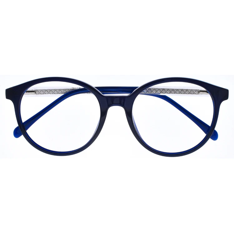 Vintage Retro Acetate Clear Lens Fashion Round german acetate optical round thick eyeglasses frames