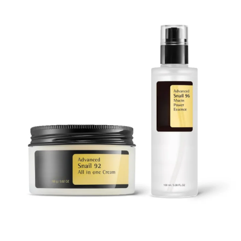 COSRR Snail 92 Cream Snail 96 Serum Daily Face Gel Moisturizer Hydrating Snail Korean Skincare