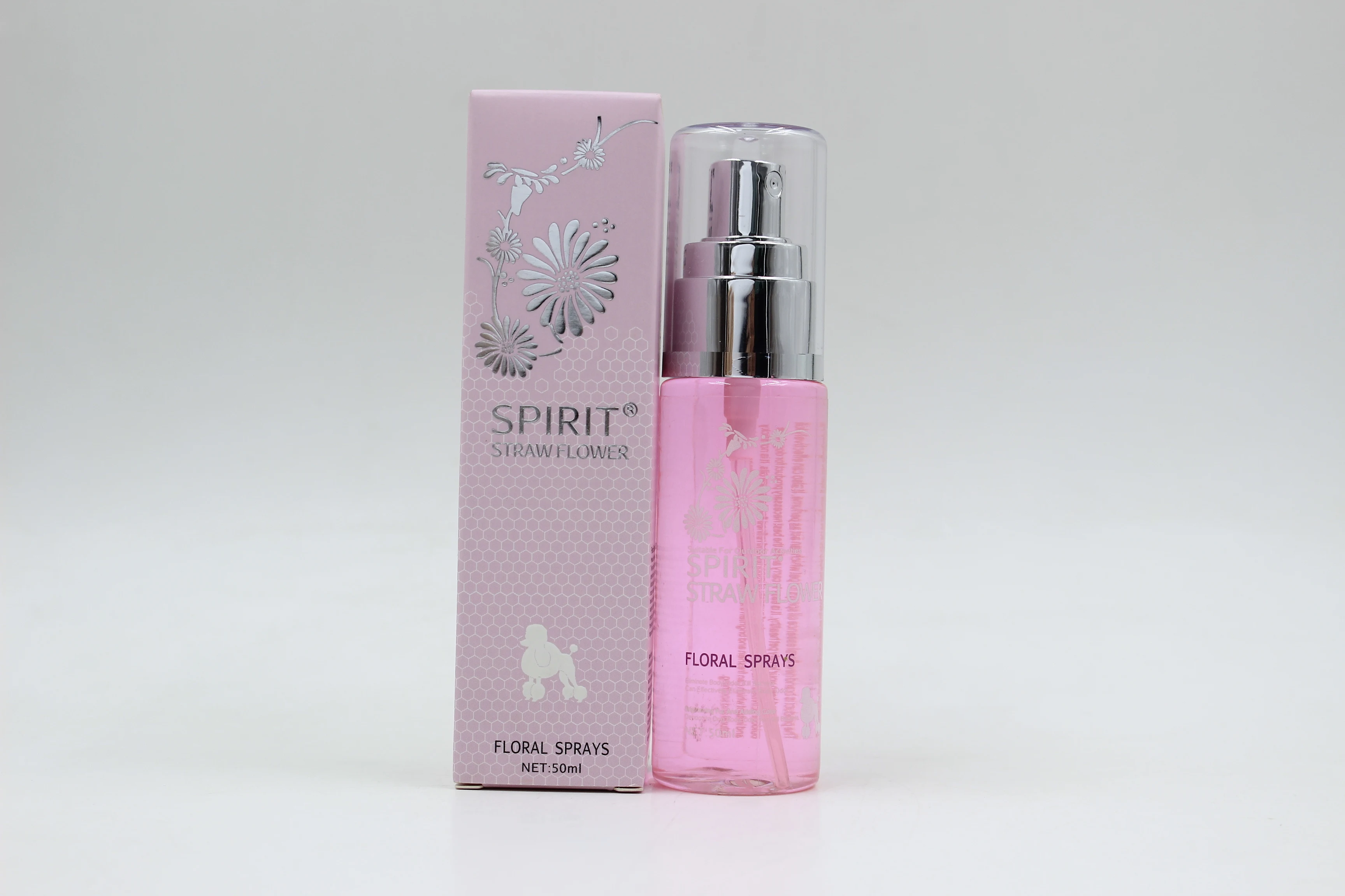 OEM Pet Dog Cat Perfume Natural Harmless Floral Spray Fur Skin Care Pet Supplies