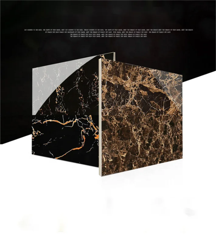 Напольная Глянцевая красная Нефритовая полностью глазурованная керамика черного и золотого цвета 600x600 800x800 мм фарфоровая полированная плитка