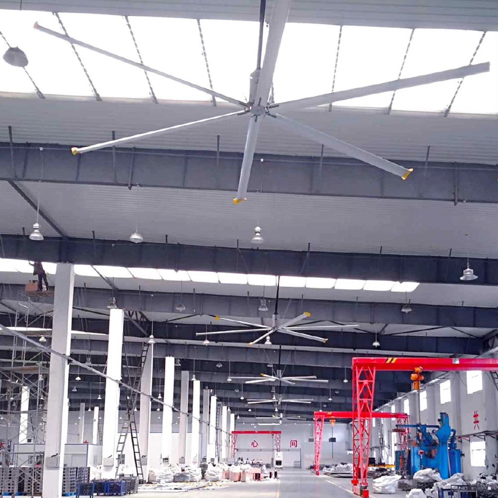 Коммерческий Большой Складской вентилятор hvls 6 футов 24