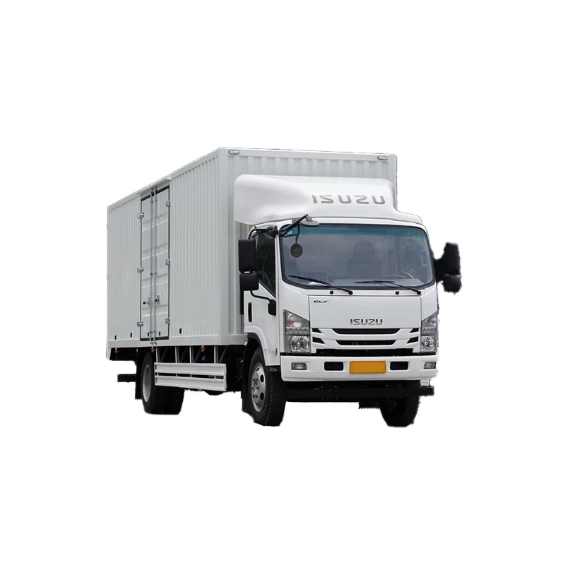 ISUZU 8/10 ton tipper truck with 4x2 700p box truck mini for sale Used  8ton cargo box truck with lift gate