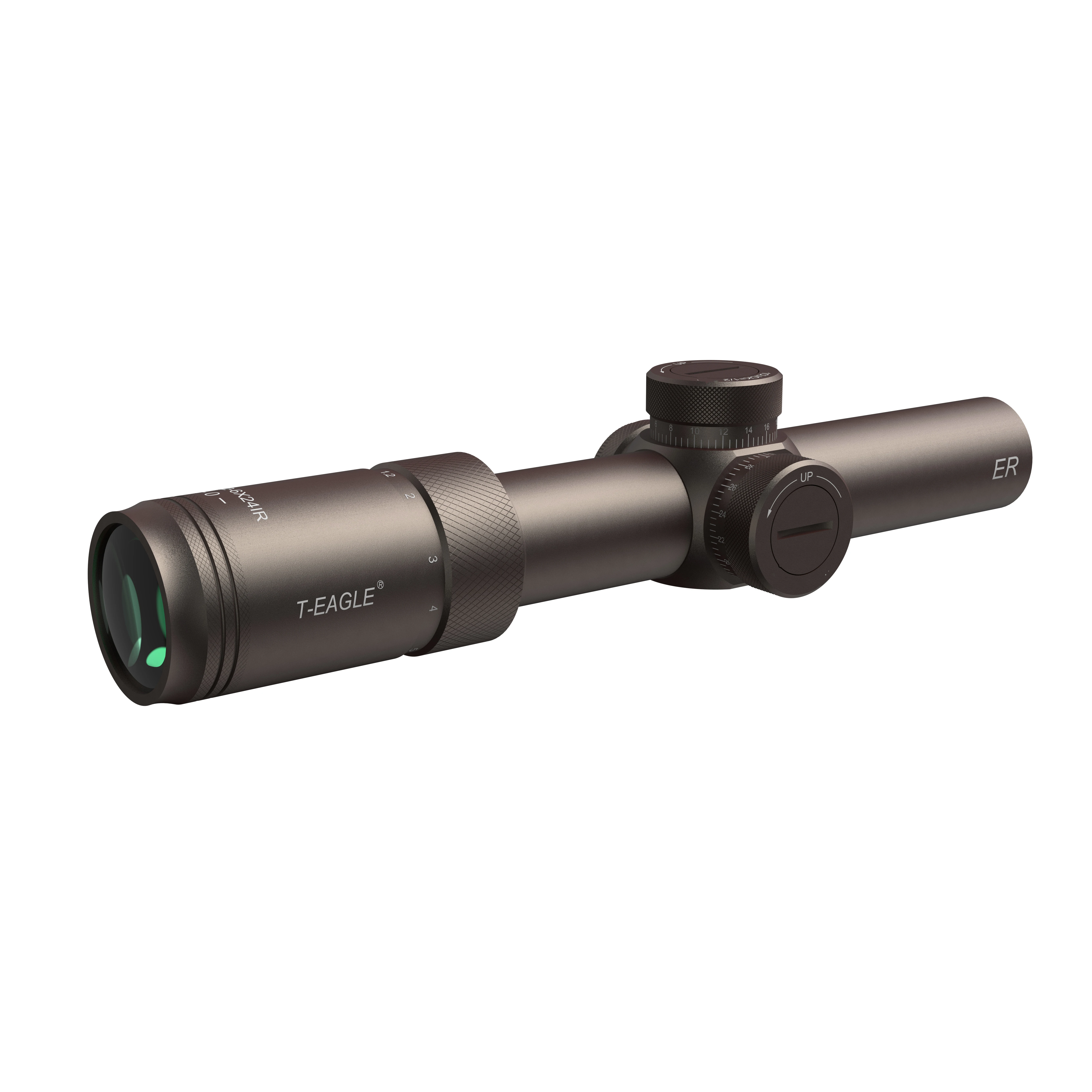 T-EAGLE ER1.2-6X24 ИК алюминиевый оптический тактический прицел лазерный охотничий Высокочувствительный измерительное оборудование