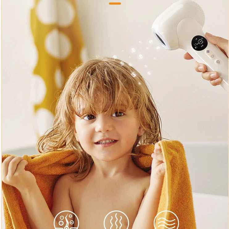 Baby wireless contact charging wireless hair dryer blowing butt blowing neck baby special hair dryer D1/D3