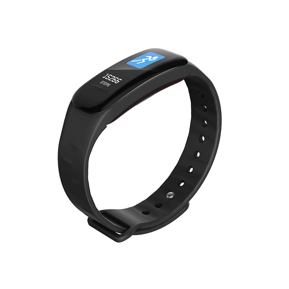 Водонепроницаемый IP67 фитнес-трекер Smart band с красочным экраном Шагомер монитор сердечного
