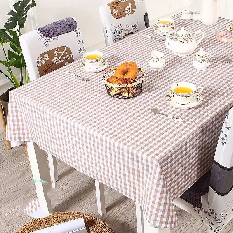 wholesale Household Hotel Biodegradable Plastic Table Cover Tablecloths Printed Disposable Dinner Table Cover