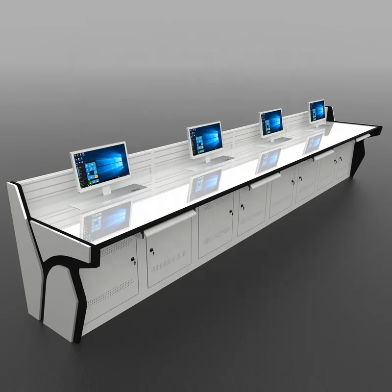 Wholesale Command Dispatching Room Center Monitor Console Table Conference Room PC Desk Office Commercial Furniture