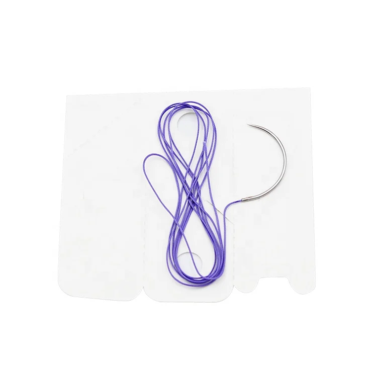 
Medical Disposable Sterile Surgical Suture with Needle 