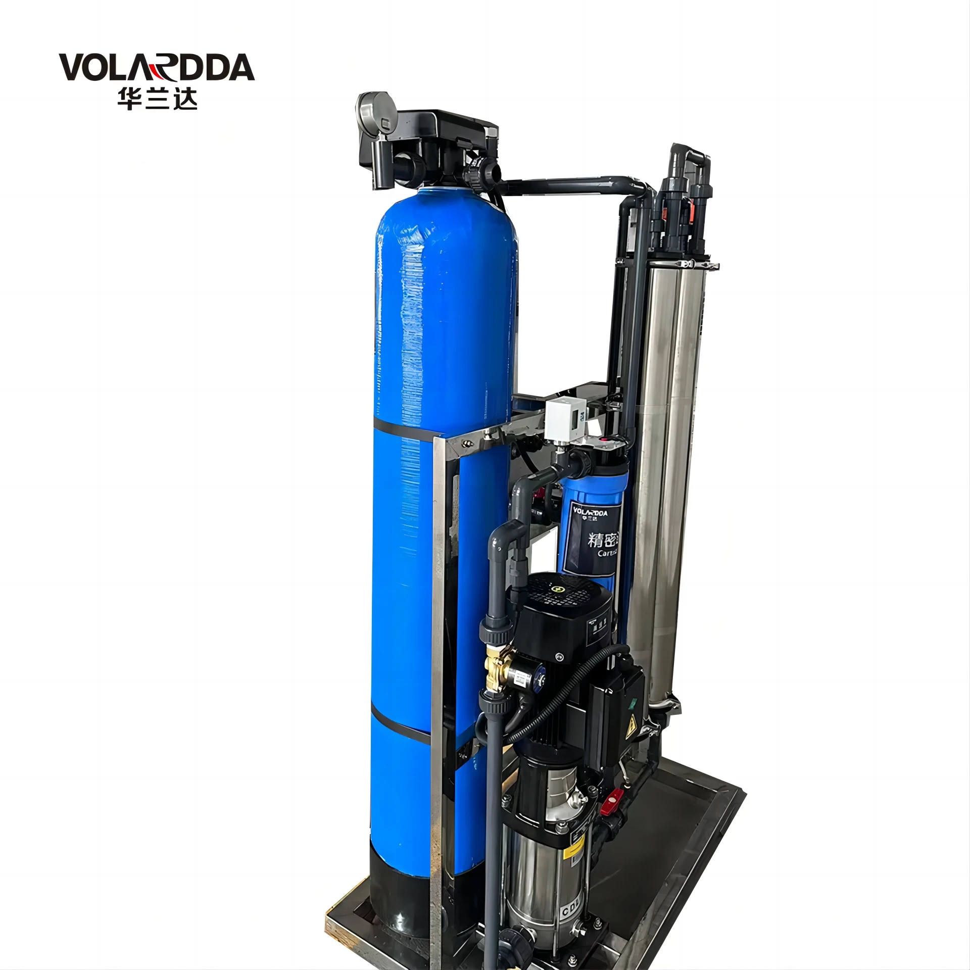 Volardda 500 Lph Stainless Steel Osmose Inverse Household Water Filter Equipment Home Drinking Water Purification System