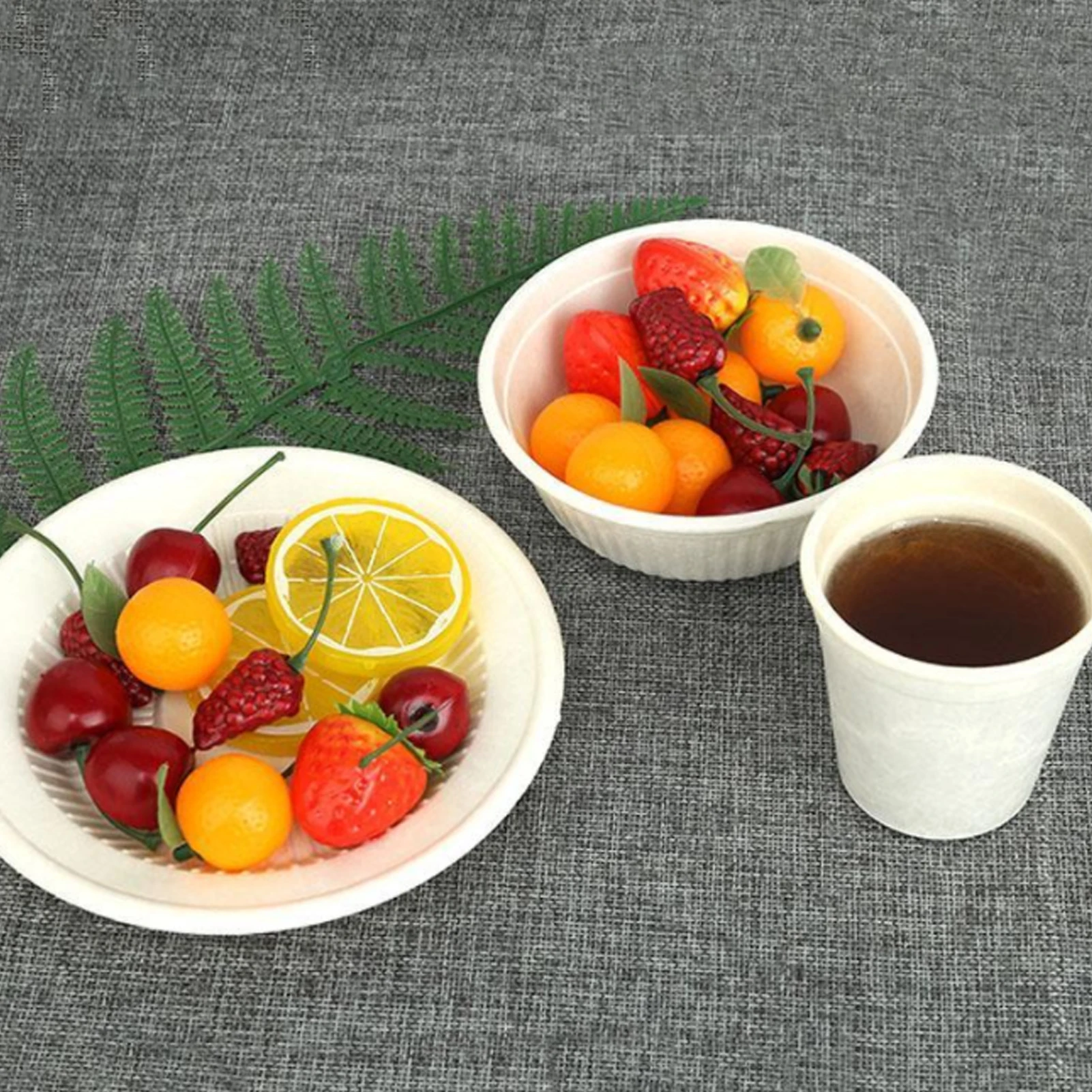 Оптовая продажа с завода, Экологически чистая кукурузный крахмал, одноразовая миска для еды