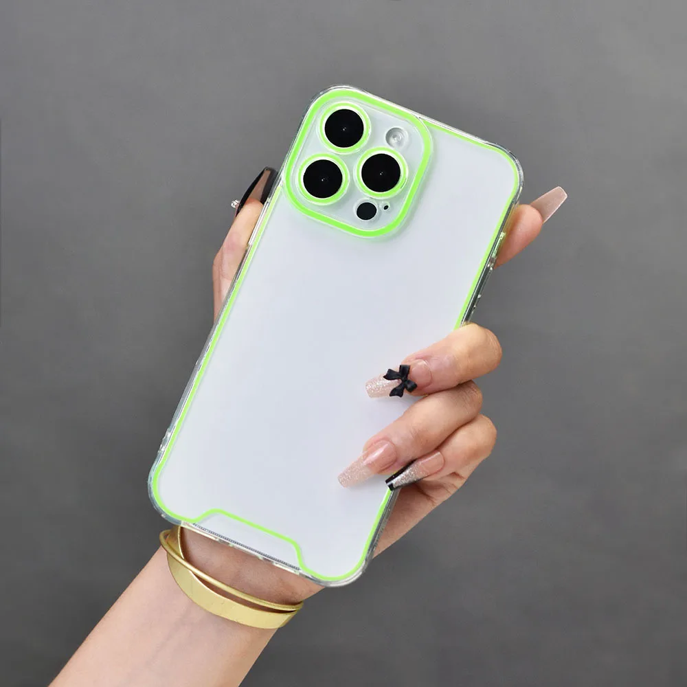 Night Light Luminous Phone Case for iPhone 14 15 16 Pro Max Glow TPU Mobile Phone Cases